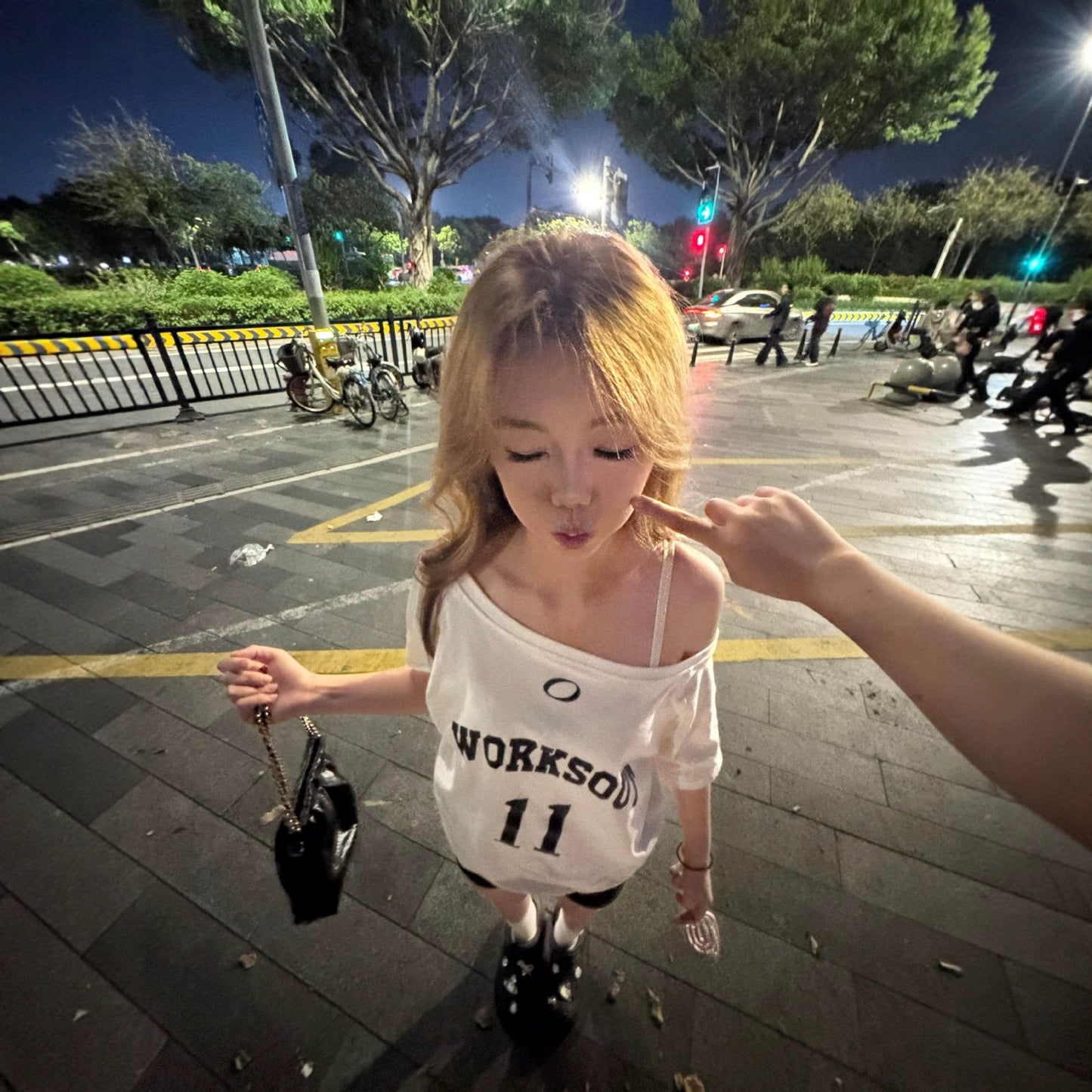 Letter Print Sweet Spicy Off-Shoulder Short Sleeve T-Shirt