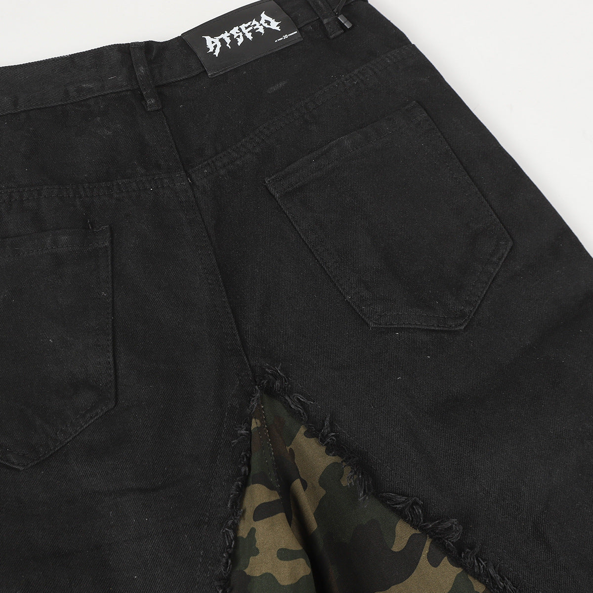 High end two jeans baggy wide leg pants