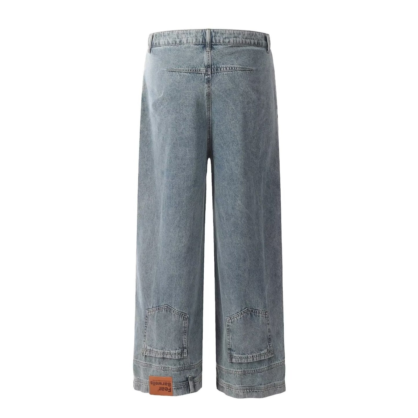 Loose and Slimming Petite-Friendly, High-Drape Floor-Length Straight Leg Pants