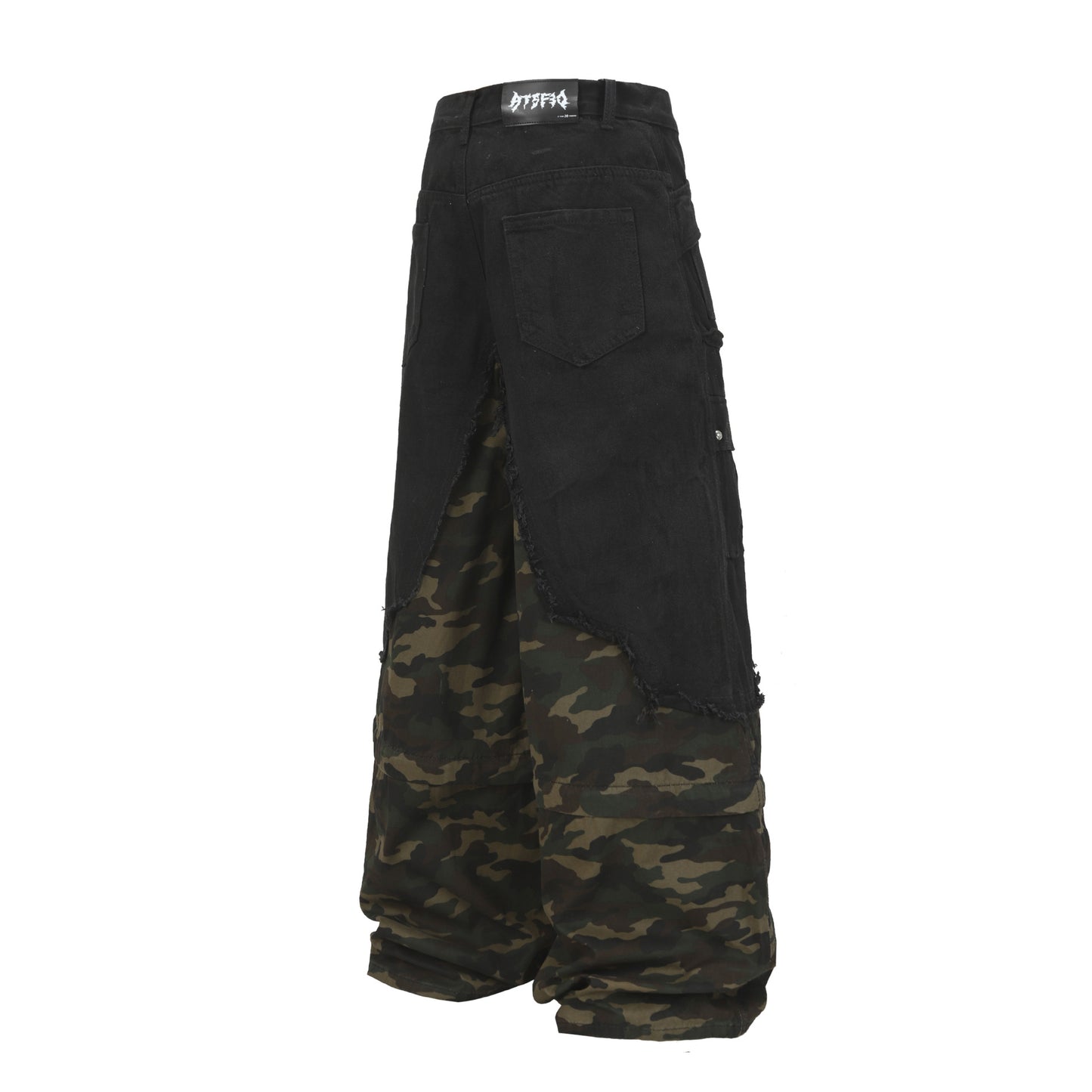 High end two jeans baggy wide leg pants