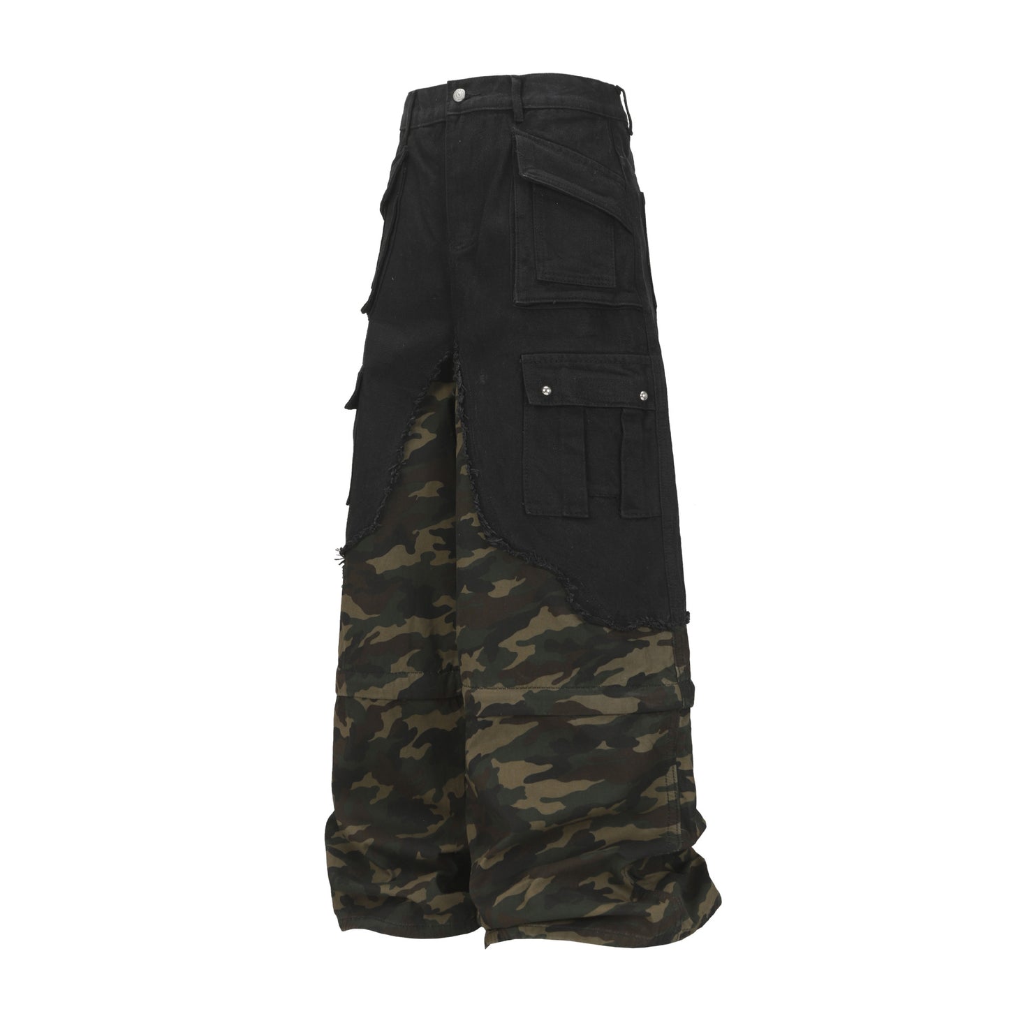 High end two jeans baggy wide leg pants