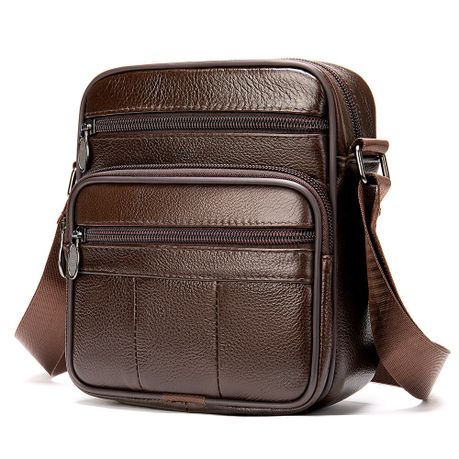 Genuine Leather Bag T500 Retro Crossbody Casual Shoulder Satchel