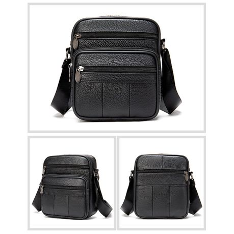 Genuine Leather Bag T500 Retro Crossbody Casual Shoulder Satchel